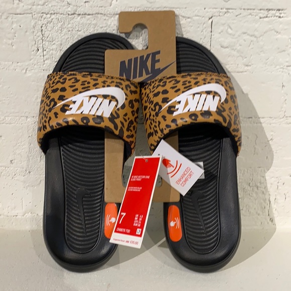 Nike Shoes - NWT Nike Slides | size 7 | Cheetah Print - black bottoms |Brand New!